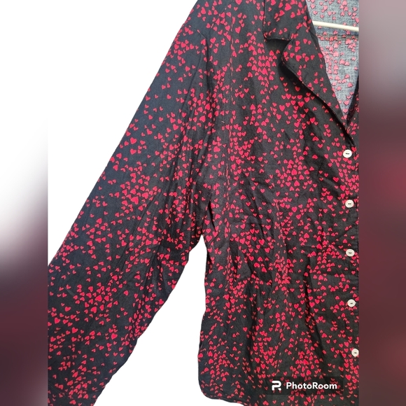 Victoria Secret Long Sleeve Sleep Shirt Size Large VINTAGE - Picture 3 of 6